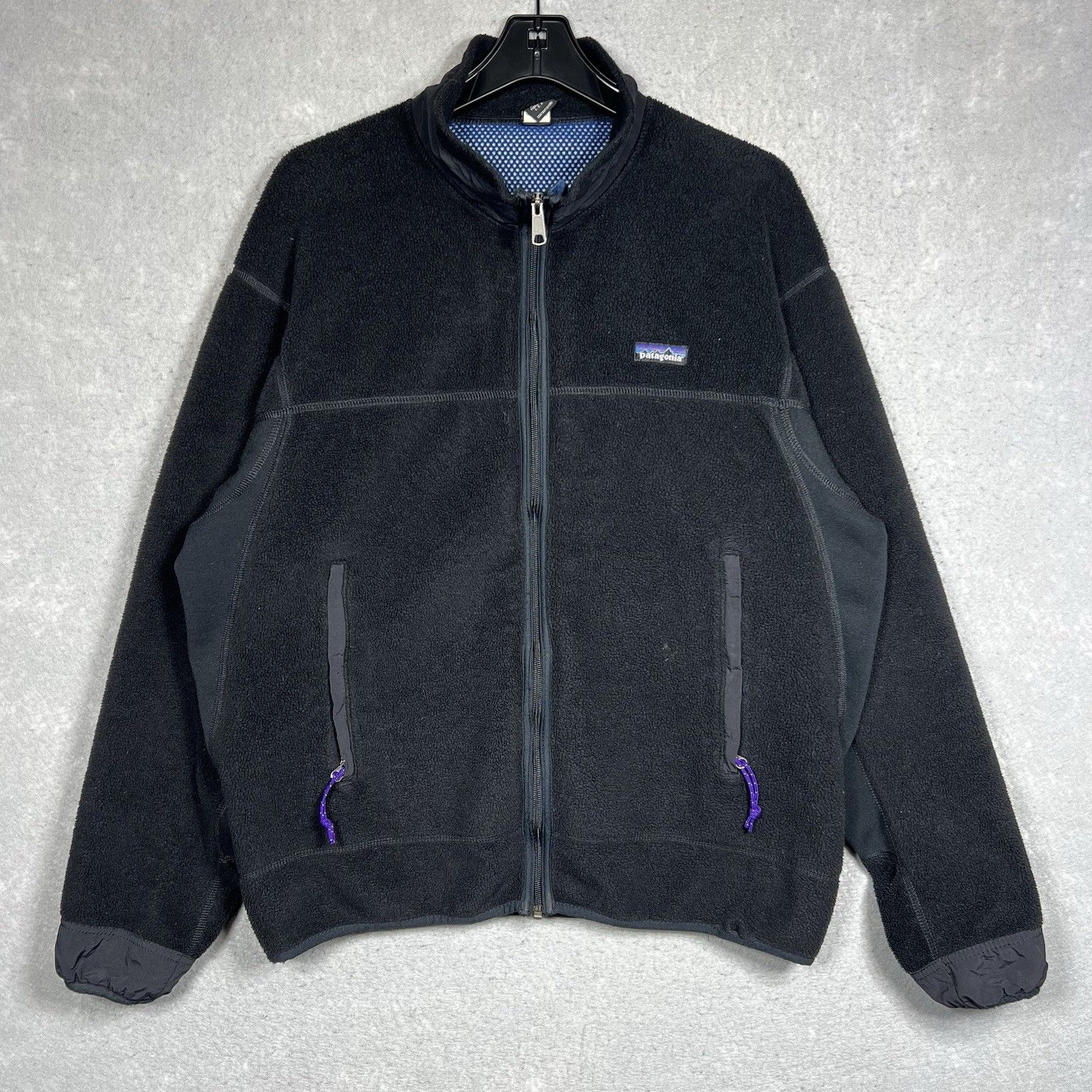Vtg 90's Patagonia Pef Retro X Deep Pile Fleece Jacket Men's Sz Xl Made In Usa.